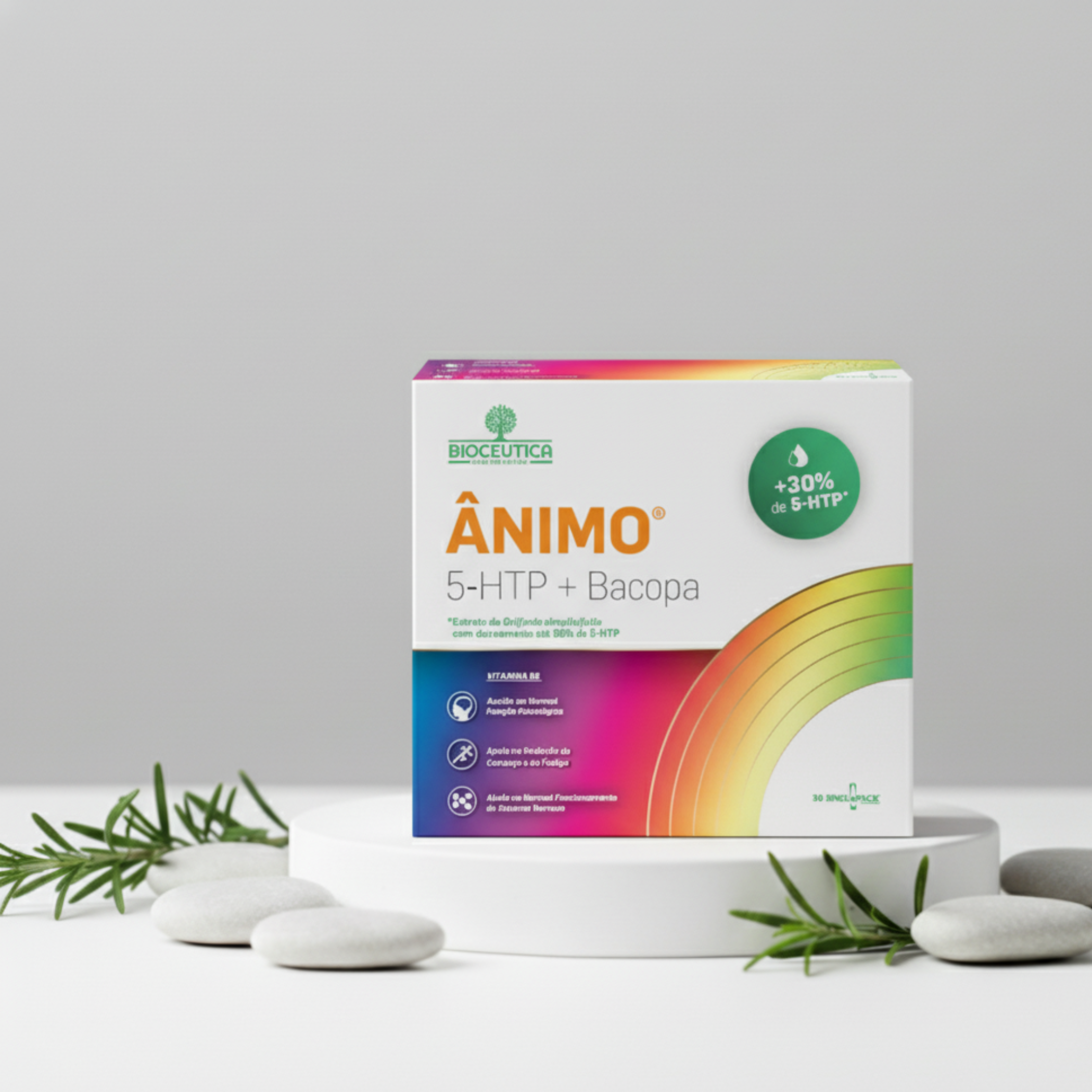 Ânimo 5-HTP-Bacopa