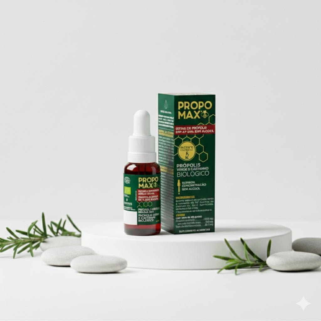 Propomax Gotas de Própolis Verde 60% Sem Álcool